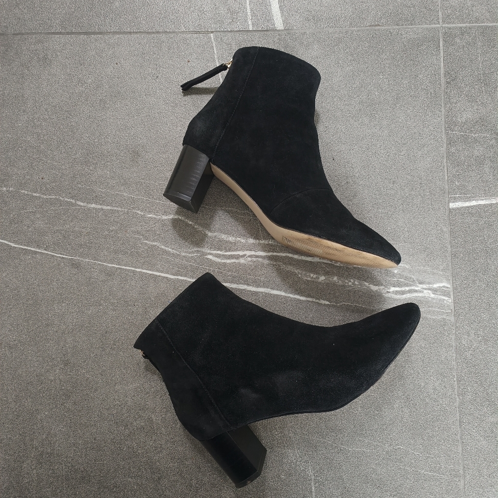 H&M premium suede ankle boots